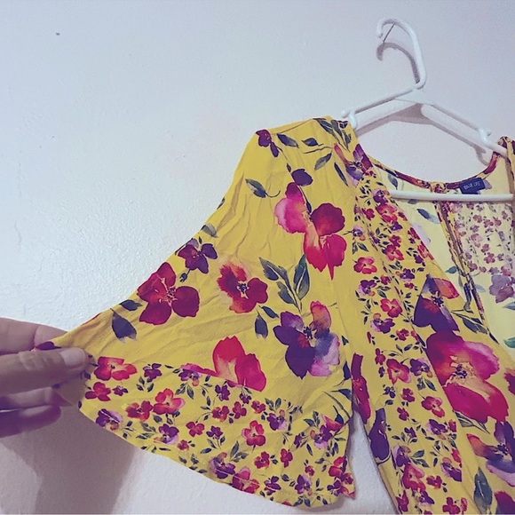 ✨BRAND NEW✨ Blue Life Floral Dress w/ Hidden Shorts Sz S ✨Must see in person✨ - Picture 4 of 9